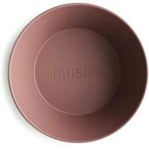 Mushie Round Dinnerware Bowl miska Woodchuck 2 ks obraz