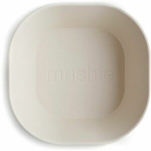 Mushie Square Dinnerware Bowl miska Ivory 2 ks obraz