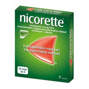 Nicorette Invisipatch 10 mg/16 h transdermální náplast 7 ks obraz