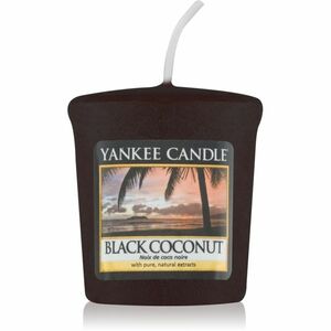 Yankee Candle Black Coconut votivní svíčka 49 g obraz