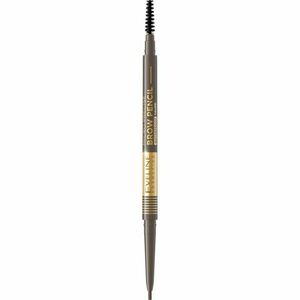Eveline Cosmetics Micro Precise voděodolná tužka na obočí s kartáčkem 2 v 1 odstín 01 Taupe 4 g obraz