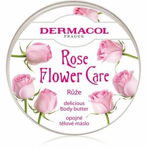 Dermacol Flower Care Rose vyživující tělové máslo s vůní růží 75 ml obraz