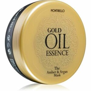 Montibello Gold Oil Amber & Argan Mask revitalizační maska na vlasy 200 ml obraz