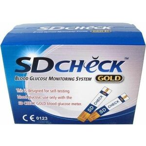 Testovací proužky pro glukometr SD-CHECK GOLD 50 ks obraz