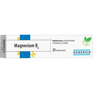 Generica Magnesium B6 20 šumivých tablet obraz