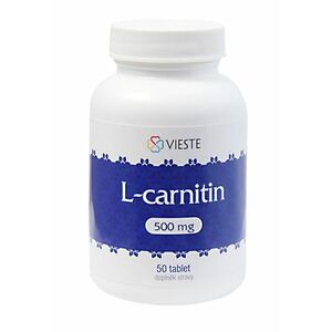 Vieste L-carnitin 500 mg 50 tablet obraz