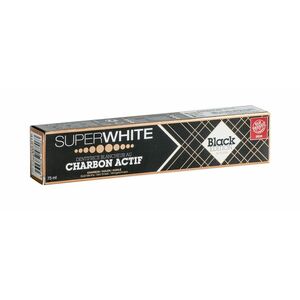 Superwhite Black Edition Bělící zubní pasta s aktivním uhlím 75 ml obraz