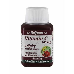 Medpharma Vitamin C 500 mg s šípky 37 tablet obraz