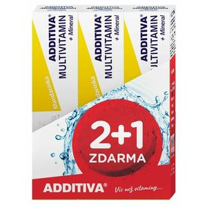Additiva Multivitamin 2+1 mandarinka 3x20 šumivých tablet obraz