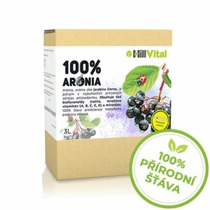 HillVital | Arónie 100% šťáva 3l obraz