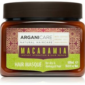 Arganicare Macadamia vyživující maska na vlasy pro suché a poškozené vlasy 500 ml obraz
