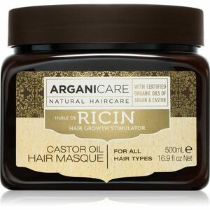 Arganicare Ricin Hair Growth Stimulator posilujicí maska pro slabé vlasy s tendencí vypadávat pro všechny typy vlasů 500 ml obraz