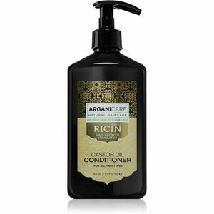 Arganicare Ricin hydratační a vyživující kondicionér pro podporu růstu vlasů pro všechny typy vlasů 400 ml obraz