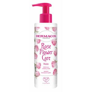 Dermacol - Flower care krémové mýdlo na ruce - růže - 250 ml obraz