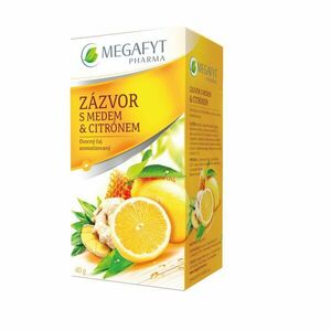 Megafyt Zázvor s medem a citrónem ovocný čaj porcovaný 20x2 g obraz