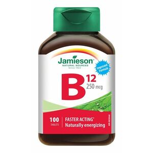 Jamieson Vitamín B12 metylkobalamín 250 μg 100 tablet obraz