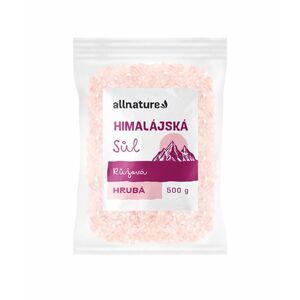 Allnature Himalájská sůl růžová hrubá 500 g obraz