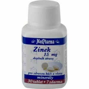 Medpharma Zinek 15 mg 37 tablet obraz