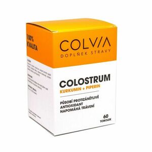 COLVIA Colostrum Kurkumin + Piperin 60 tobolek obraz