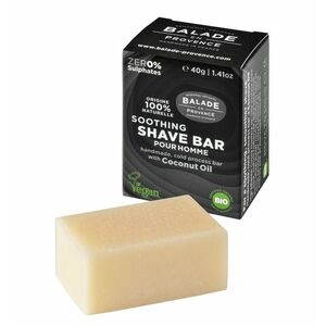 Balade en Provence Zklidňující tuhé mýdlo na holení pro muže BIO Citrus 40 g obraz