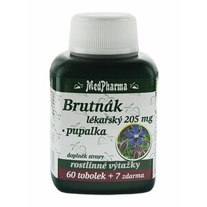 Medpharma Brutnák lékářský 205 mg + pupalka 67 tobolek obraz