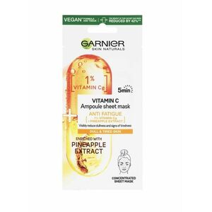 Garnier Skin Naturals Textilní maska s vitamínem C a extraktem z ananasu 15 g obraz