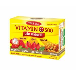 Terezia Vitamin C 500 mg TRIO NATUR+ 60 kapslí obraz