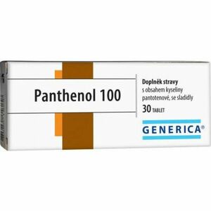 GENERICA Panthenol 100 30 tablet obraz