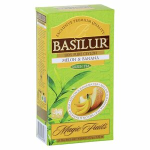 BASILUR Magic Melon & Banana zelený čaj 25 sáčků obraz