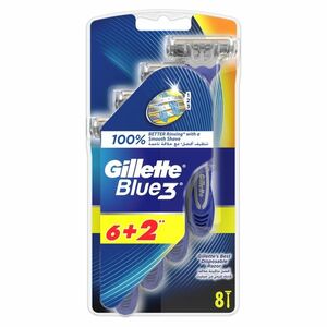 GILLETTE Blue3 Jednorázový holící strojek 6 + 2 ks obraz