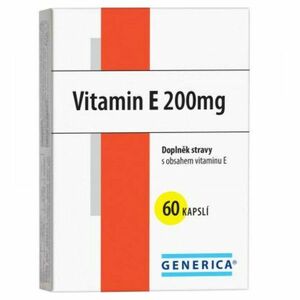 GENERICA Vitamin E 200 mg 60 kapslí obraz