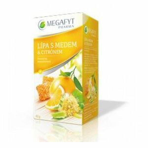 MEGAFYT Ovocný čaj s lípou, příchutí medu a citrónu 20 x 2 g obraz