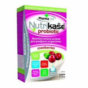 PHARMALINE Nutrikaše probiotic S brusinkami 3x60 g obraz