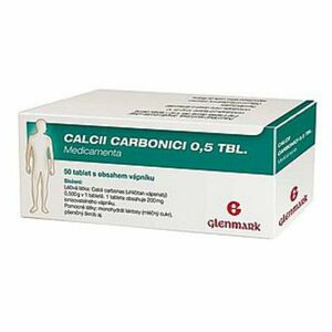 CALCII CARBONICI 0, 5 TBL. MEDICAMENTA 50x0.5GM Tablety obraz