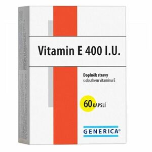 GENERICA Vitamin E 400 mg 60 kapslí obraz