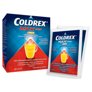 COLDREX MAX Grip Citron prášek pro perorální roztok 10 sáčků obraz