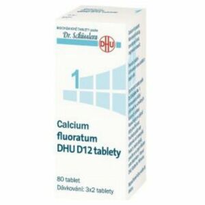 DR. SCHÜSSLERA Calcium fluoratum DHU D12 No.1 80 tablet obraz
