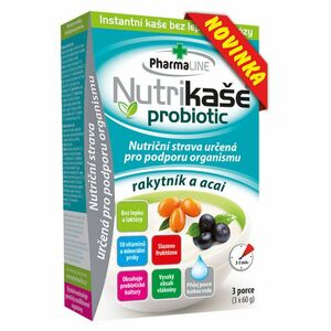 PHARMALINE Nutrikaše probiotic Rakytník a acai 3 x 60g obraz