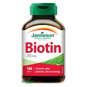JAMIESON Biotin 250 mcg 100 tablet obraz