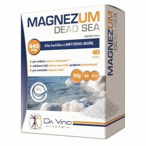 DA VINCI ACADEMIA Magnezum Dead Sea hořčík 40 tablet obraz