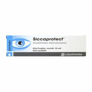 SICCAPROTECT Oční kapky, roztok 30 mg 10 ml obraz