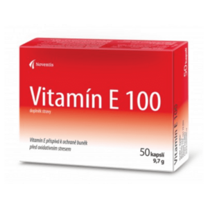 NOVENTIS Vitamín E 100 mg 50 kapslí obraz