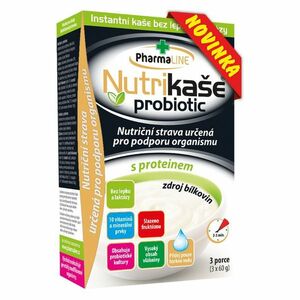 PHARMALINE Nutrikaše probiotic S proteinem 3x 60 g obraz