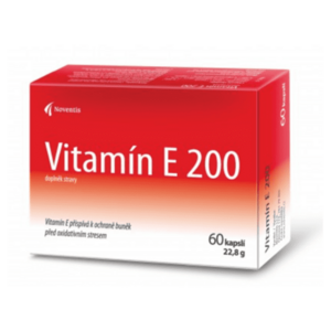 NOVENTIS Vitamin E 200 60 kapslí obraz