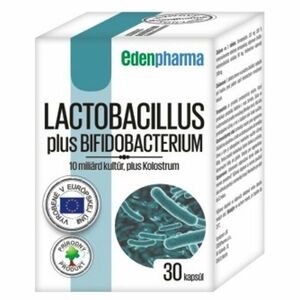 EDENPHARMA Lactobacillus plus bifidobacterium 30 kapslí obraz