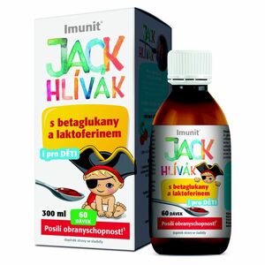 IMUNIT Jack Hlívák sirup glukany + laktoferin 300 ml obraz