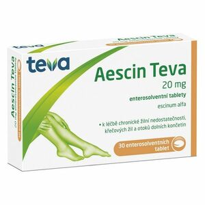 AESCIN-TEVA 20 mg 30 tablet obraz