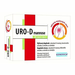 GENERICA URO-D mannose 20 tablet obraz