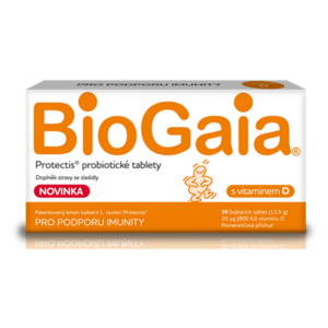 BIOGAIA® Protectis® probiotické tablety s vitaminem D 30 tablet obraz