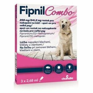 FIPNIL Combo 268/241, 2mg L Dog Spot-on 3x2, 68ml obraz
